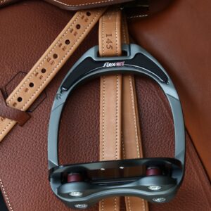Flex- On Aluminium Stirrups Black Adult
